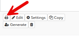 Print contract icon